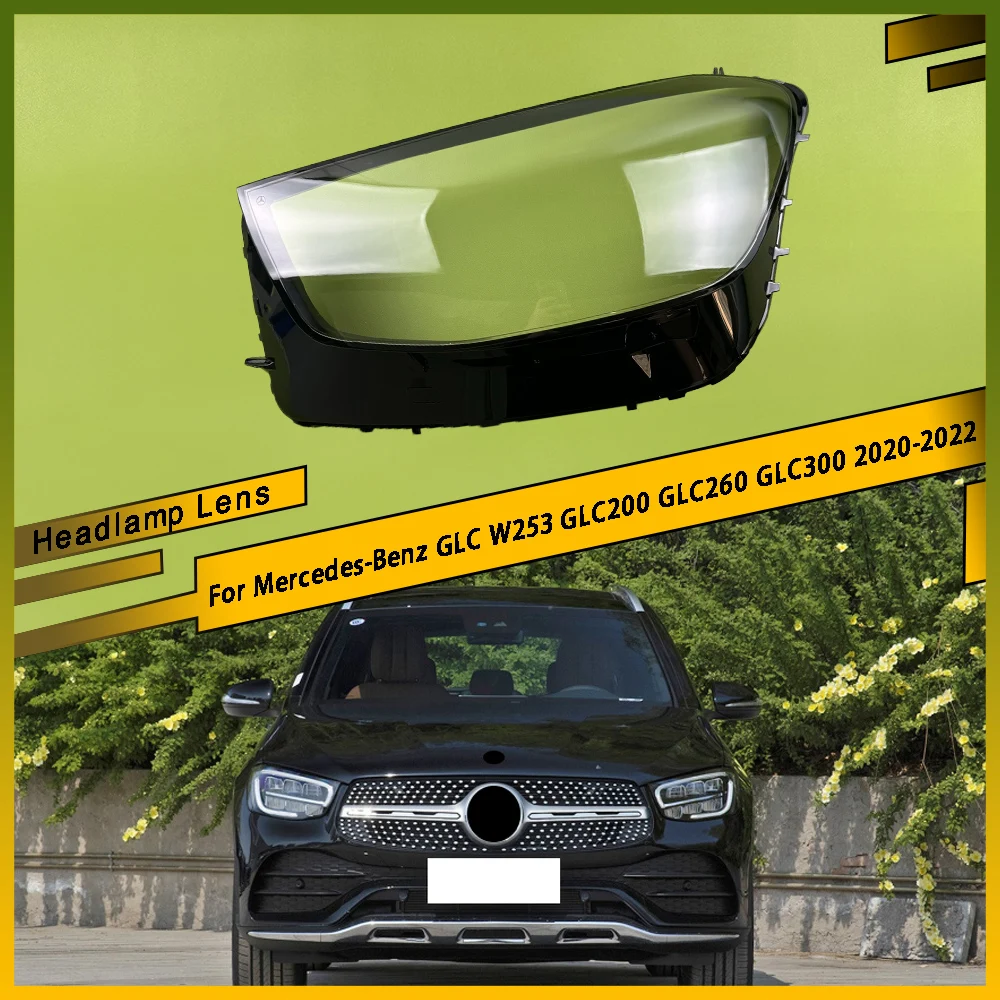 

Car Front Headlight Cover Lens Glass Case Head Light Lamp Shell For Mercedes-Benz GLC W253 GLC200 GLC260 GLC300 2020 2021 2022