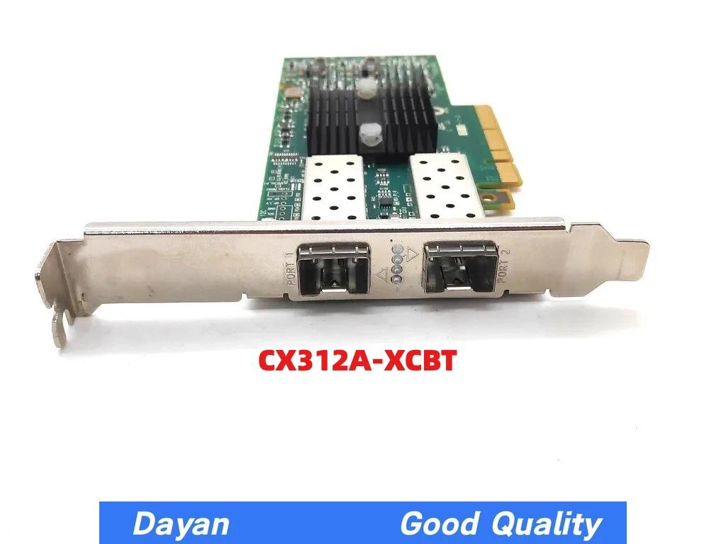 

Mellanox CX312A-XCBT ConnectX-3 EN 2-Port 10GB SFP+ PCI-e Network Card