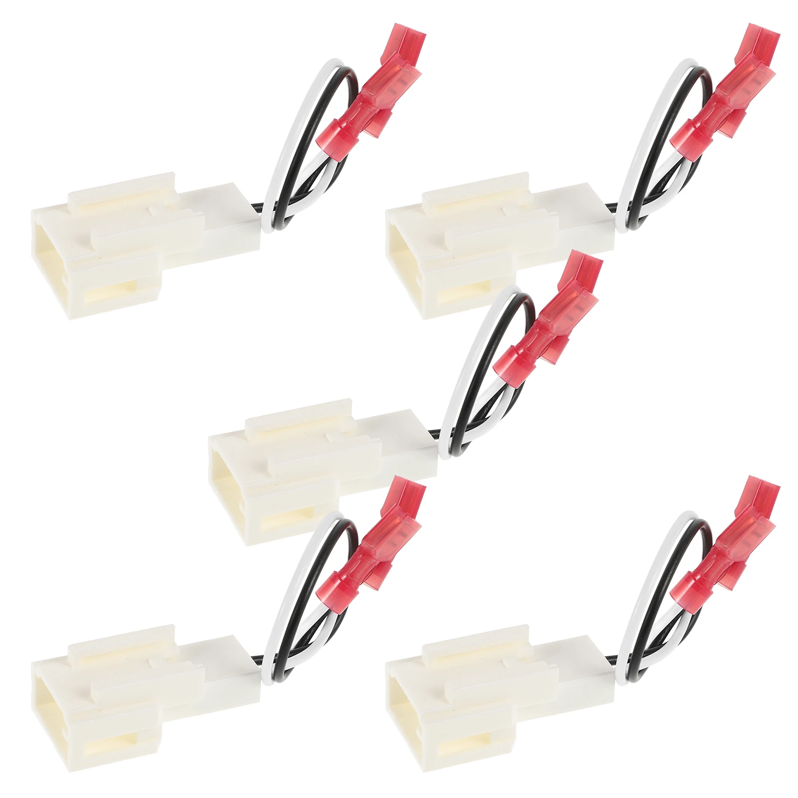 

5pcs Speaker Adapter Harness for Car Audio Speaker Connector Harnesses For Car White Cable Converter