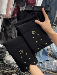 Ladies Pants 2024 Spring New Slim Fit Leisure Temperament Women's Pants Loose Korean Version Elegant Femme Skinny Pants