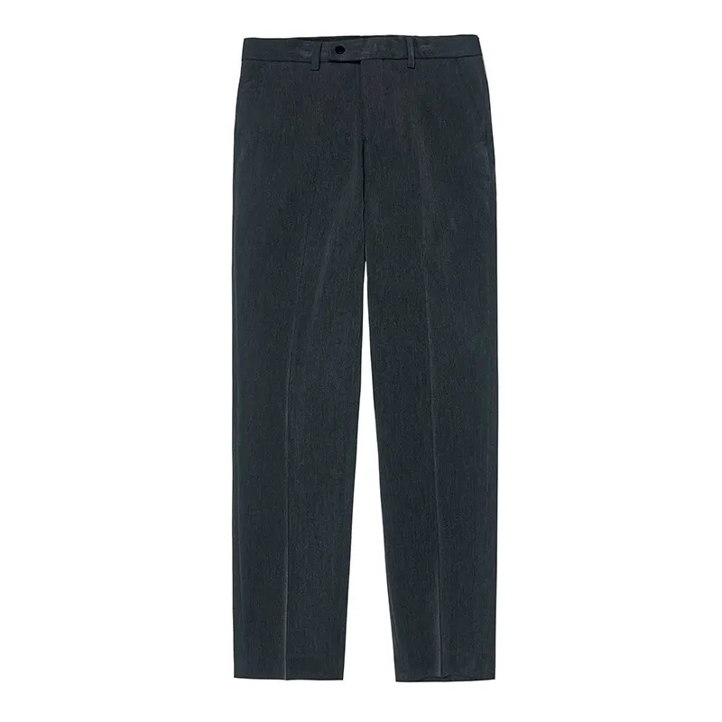 Men's Premium Slim Fit Trousers Spring Summer Fashion Trendy Business Casual Tapered 9-points-pants Commuter Office Work Wear