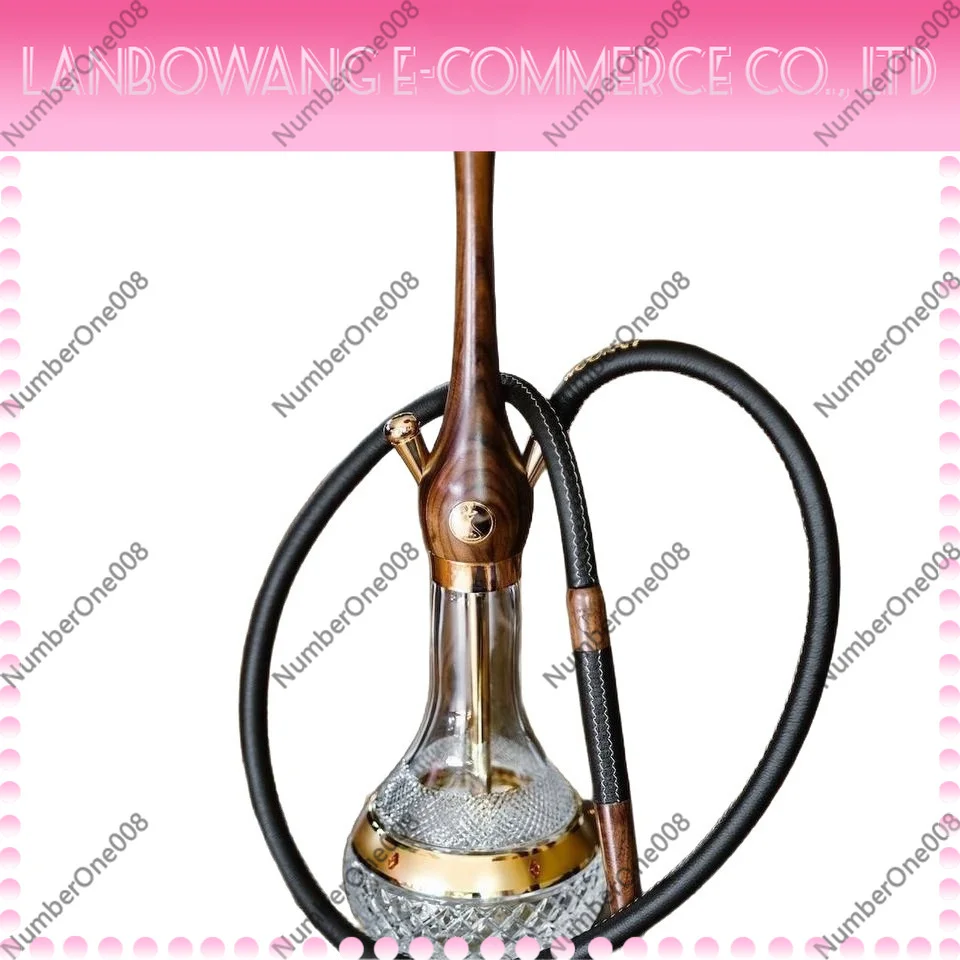 Stainless Steel Hookah Shisha Set Luxury Water Pipe Smoking Accessories with Hose Bowl Tongs 2 Hose Factory Wholesale