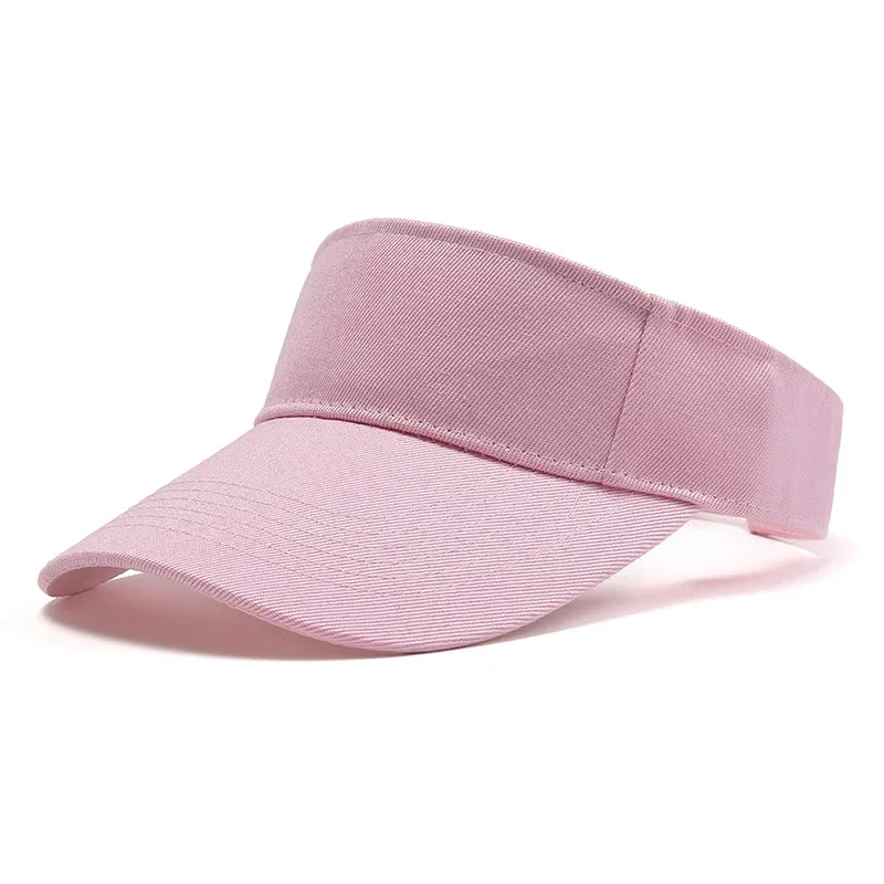 Outdoor Sports Hat Summer Sun Hat Men Women Cotton Adjustable Visor UV Protection Top Empty Solid Sport Tennis Golf Running Hat