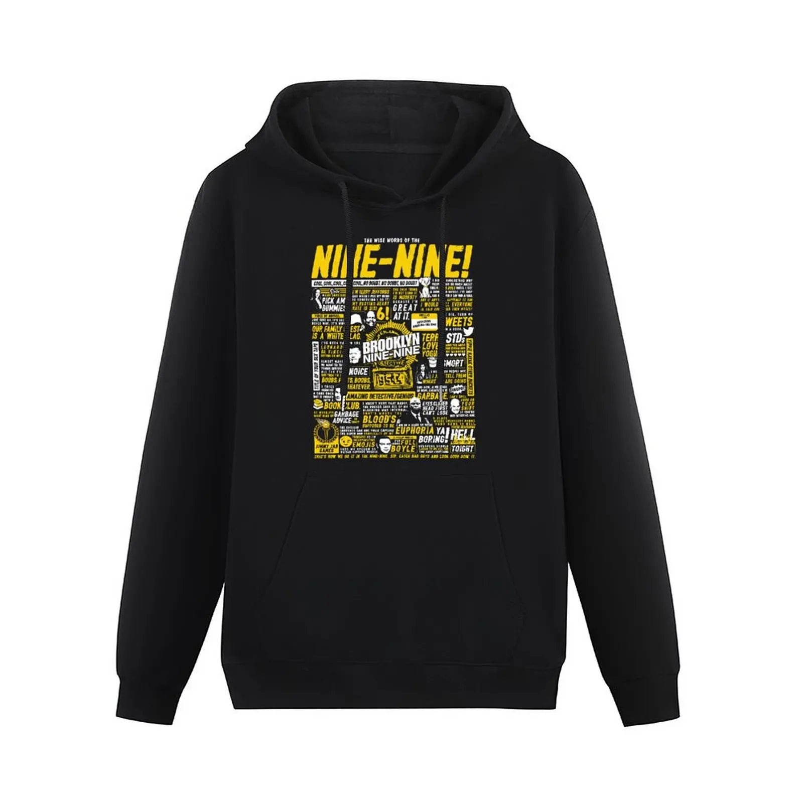 Wise Words of the Nine-Nine Pullover Hoodie autumn anime clothing streetwear men new hooded tee