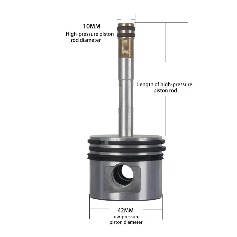 

4500Psi 300Bar 30Mpa PCP Air Compressor Single Cylinder Compressor Piston and Pushing Rods High Pressure Pump Part
