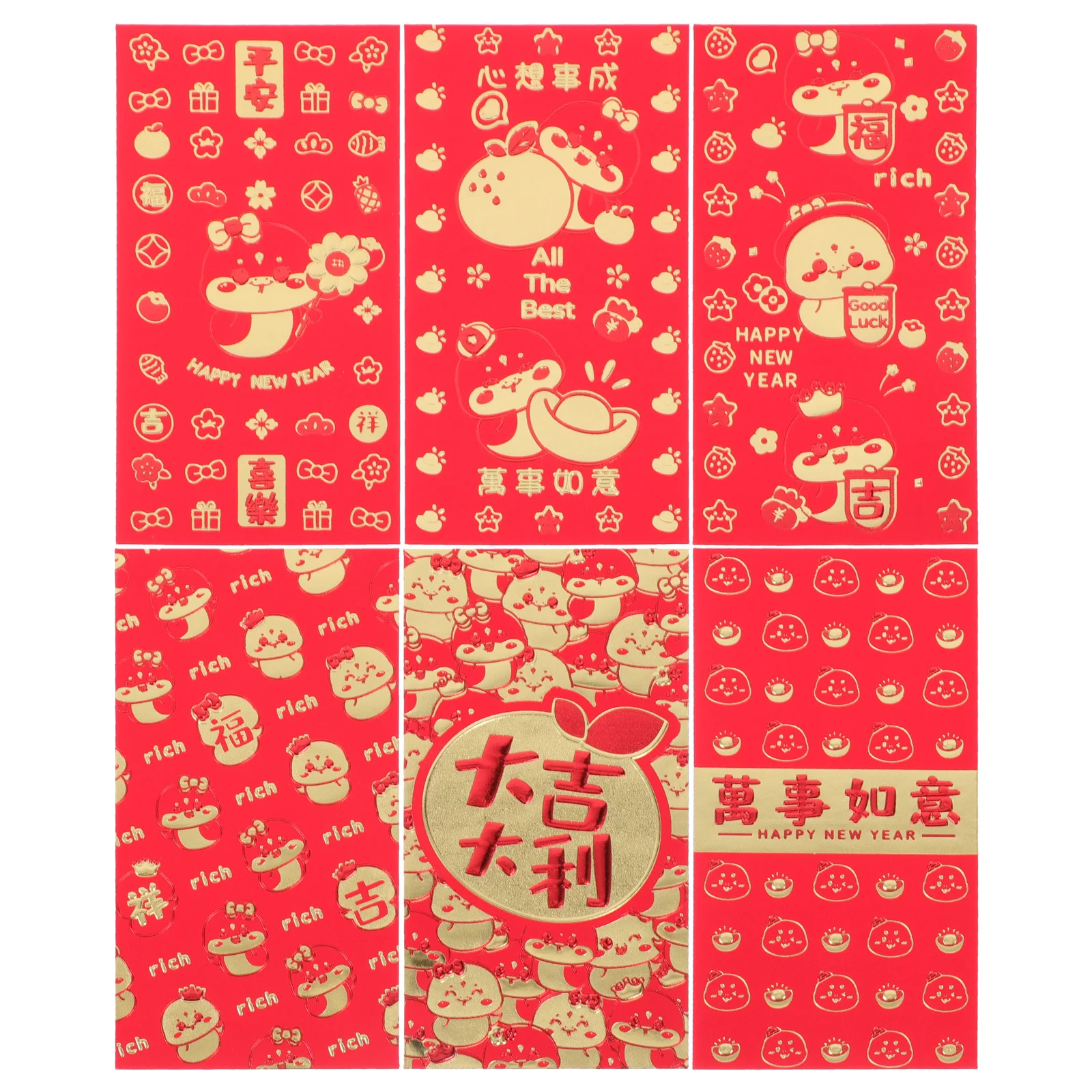 Рисунок 4 - 2025 змеиный год красные конверты