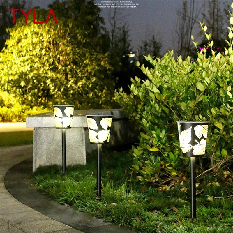 

TYLA Outdoor Lawn Light Creative Solar Waterproof IP65 LED Garden Modern for Home Lamp