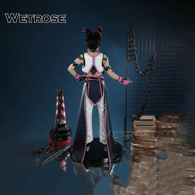 【Wetrose】الطلب المسبق لـ Street Fighter 6 Collaboration Kiriko Han Juri مجموعة كاملة من أزياء الألعاب التنكرية