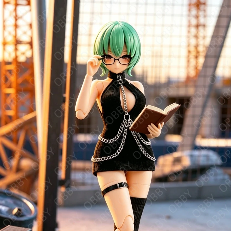 SNAIL SHELL Spice Girl Goth Punk Dress For 1/12 romankey figure figma shf TBL ANT Mecha Girl Azone 1/12 picco neemo Doll Clothes