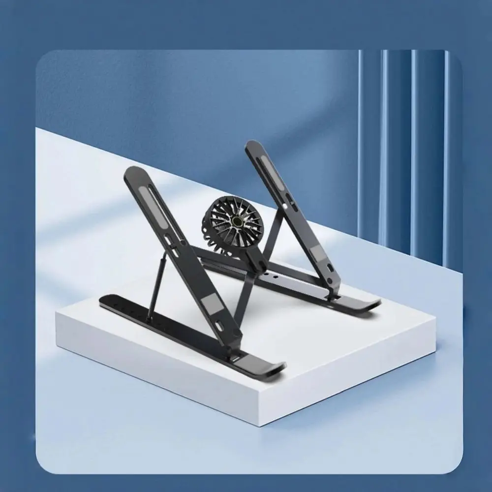 

Foldable Laptop Cooler Stand With Fans Portable Stand Notebook Computer Cooling Pad USB Cooling Fan Stable