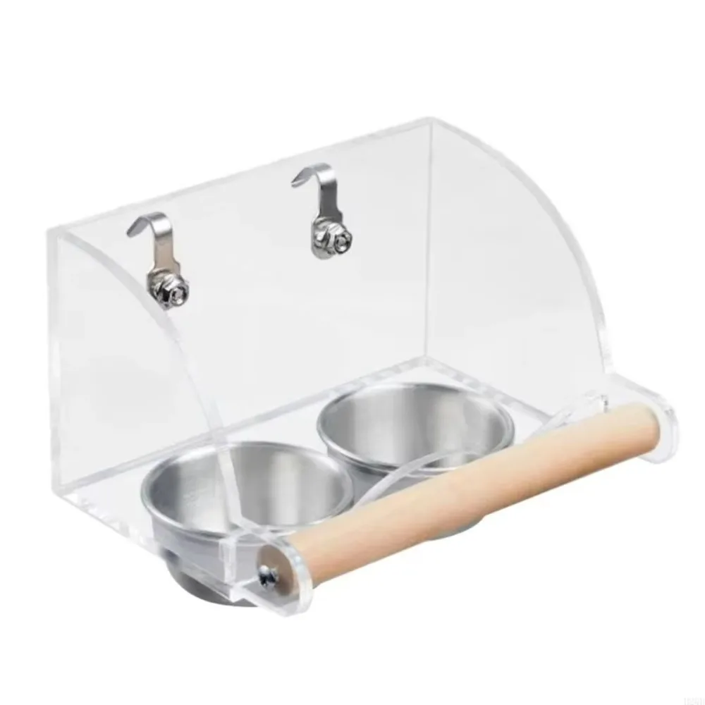 

New Bird Cage Feeder Water Dispenser Parakeet Container Foraging Toy Interactive Parrots Bowl Pet Feeding Supplies