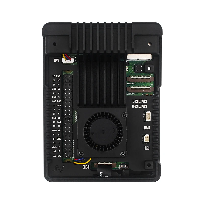 Argon neo 5 m.2 nvme pcie case com ventilador pwm dissipador de calor embutido ssd boot pi 5 da unidade m.2 nvme para raspberry pi 5