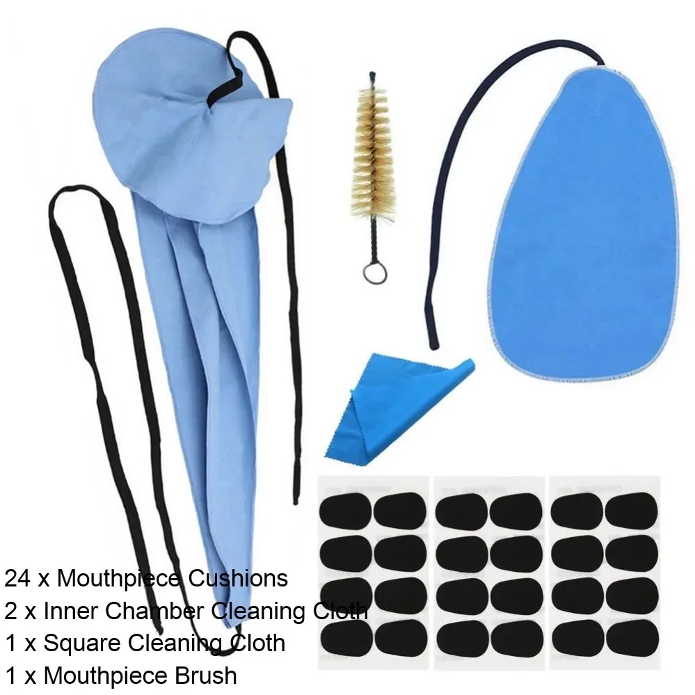 SLADE 28 / 36pcs Saxophone Clarinet Cleaning Tools Kit with Mouthpiece Cushions Inner Chamber Cleaning Cloth Mouthpiece Brush