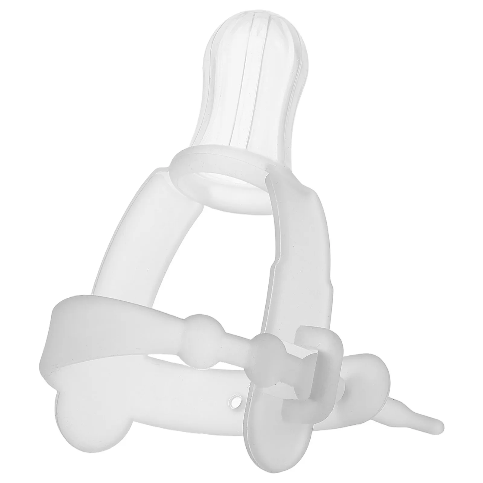 

Силиконовый прорезыватель-погремушка для младенцев: безопасный, успокаивающий, для снятия боли при прорезывании зубов, легко держать, для массажа десен, предотвращает сосание пальцев