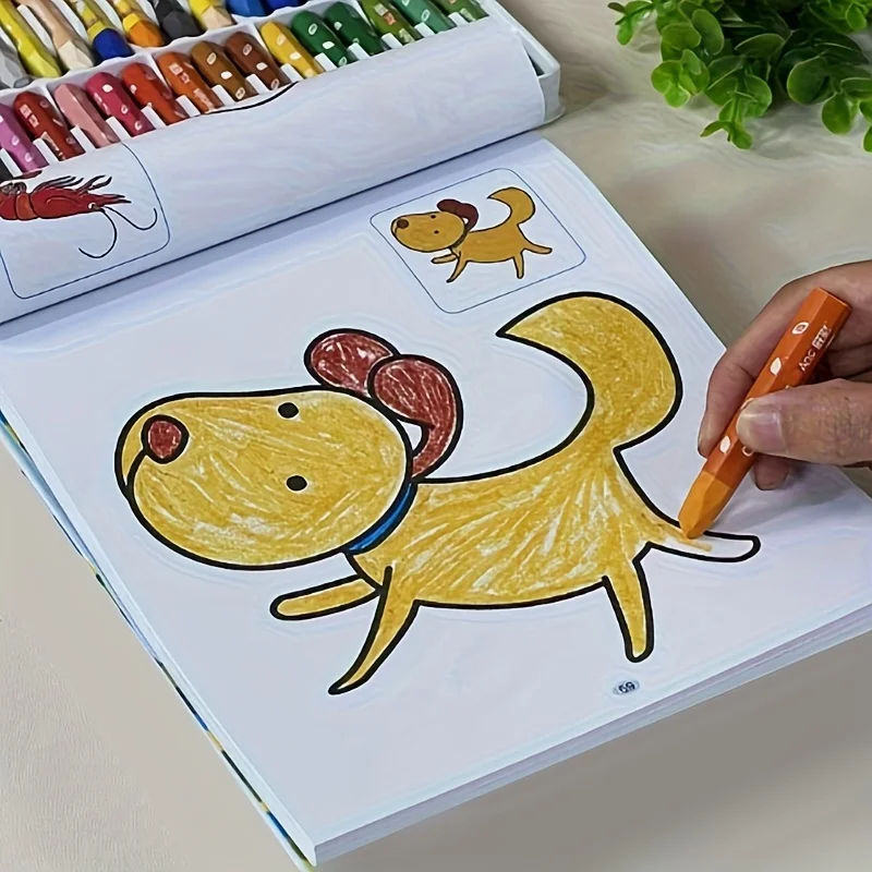 160-Page Kids Coloring & Drawing Book with Animal & Nature Themes - Non-Toxic Safe Paper, Art Supplies for Children for Ages 2-5