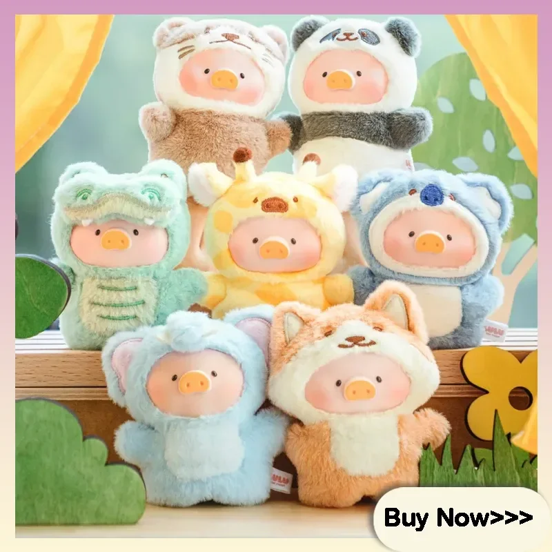

Lulu Pig Animal Party - Forest Theater Series Vinyl Plush Blind Box Cute Cartoon Backpack Pendant Designer Toy Mystery Box Gift