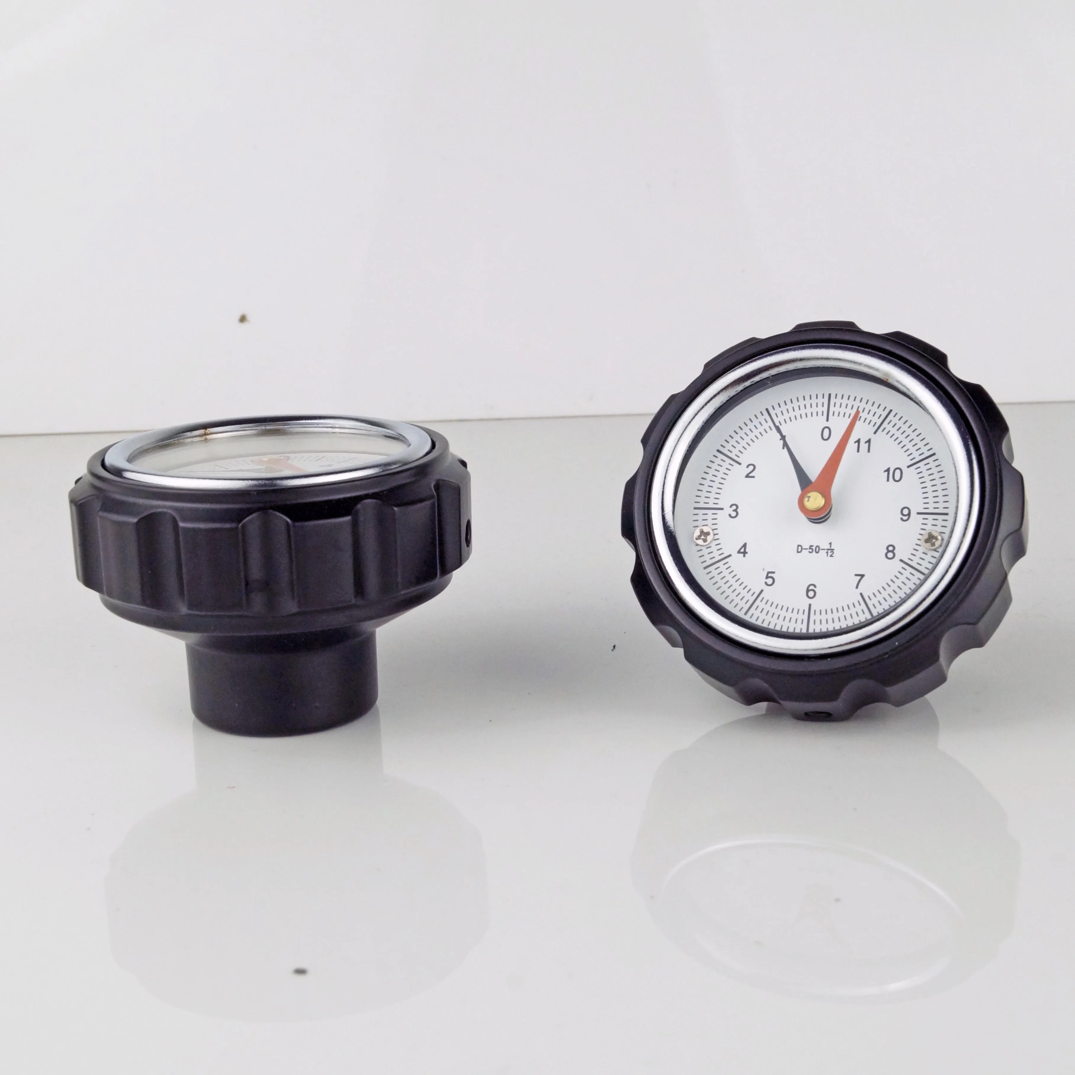 Aluminium gravity handwheel knob with counter Mechanical analog position indicators and handwheels