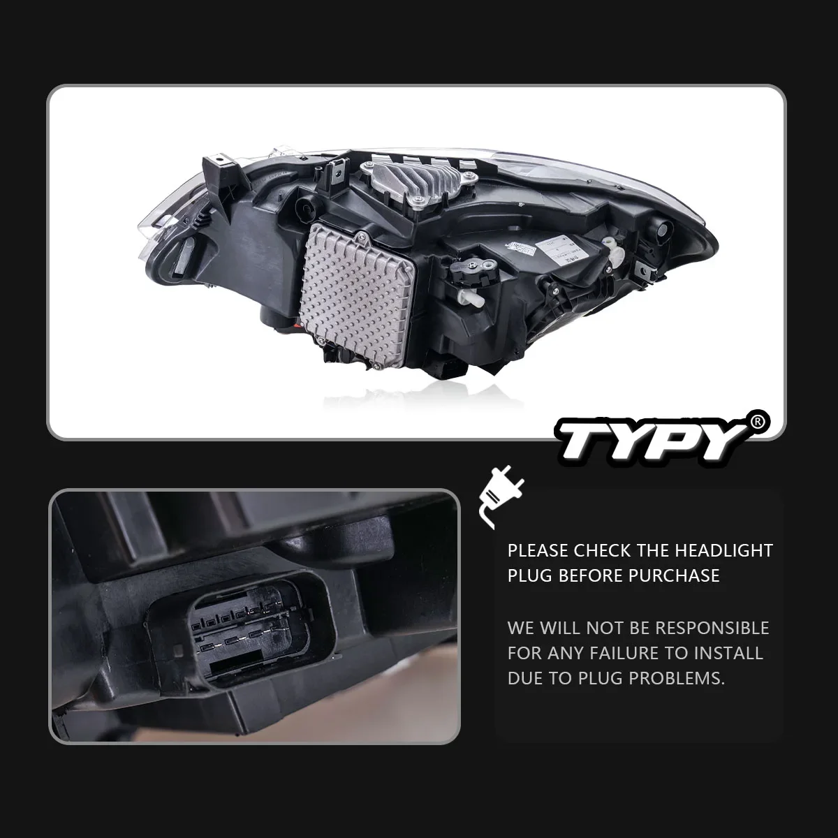 

TYPY Новый светодиодный налобный фонарь, модифицированный для BMW 2 серии F22 RGB 2014-2019, фара с динамическим сигналом, автоаксессуары