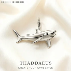 Pendant Shark Brand New Fashion Jewelry Europe Accessories 925 Sterling Silver Trendy Gift For Women Men