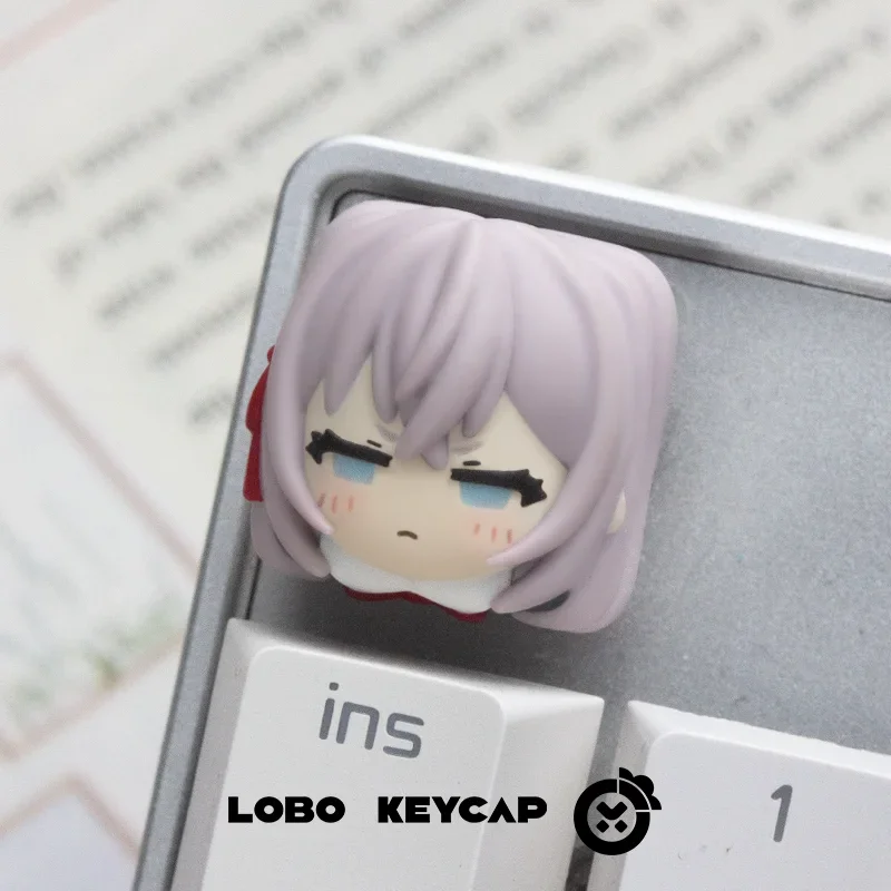 Alya Sometimes Hides Her Feelings in Russian Anime Artisan Keycap Original Custom Cartoon Gaming Keycaps for Mechanical Keyboard