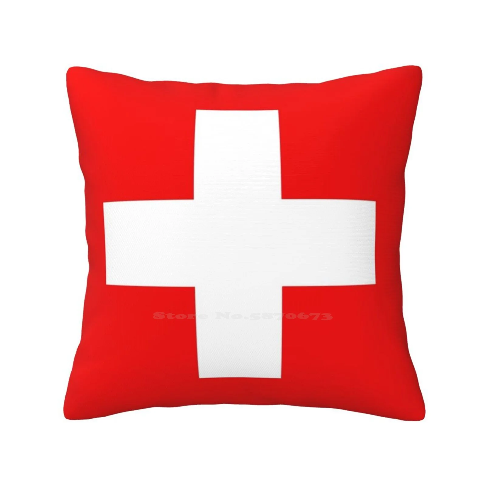 Flag Of Switzerland Fashion Sofa Throw Pillow Cover Pillowcase Switzerland Swiss Flag Schweiz Suisse Svizzera And Svizra Zürich