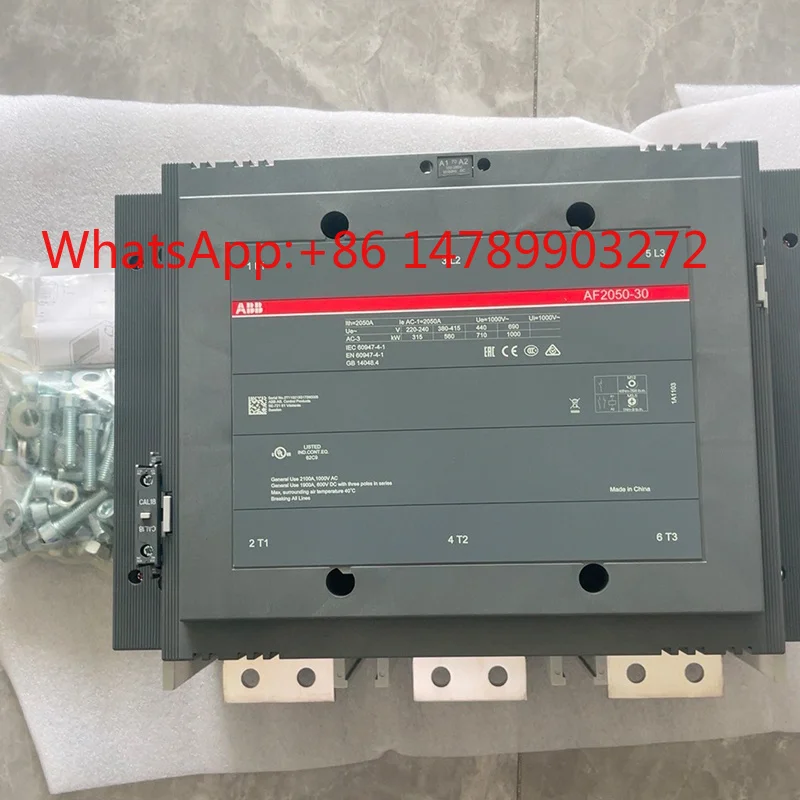 Medium capacity AC/DC contactor 205A 1NO1NC wide coil voltage cabinet power switching component