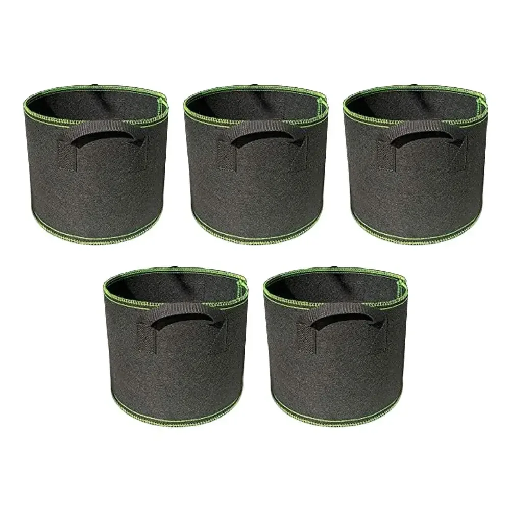 Non-Woven Bag Planting Bag Urban Farming Reinforced Handles Washable Bags Aeration Fabric Enhanced Growth Fabric Bags