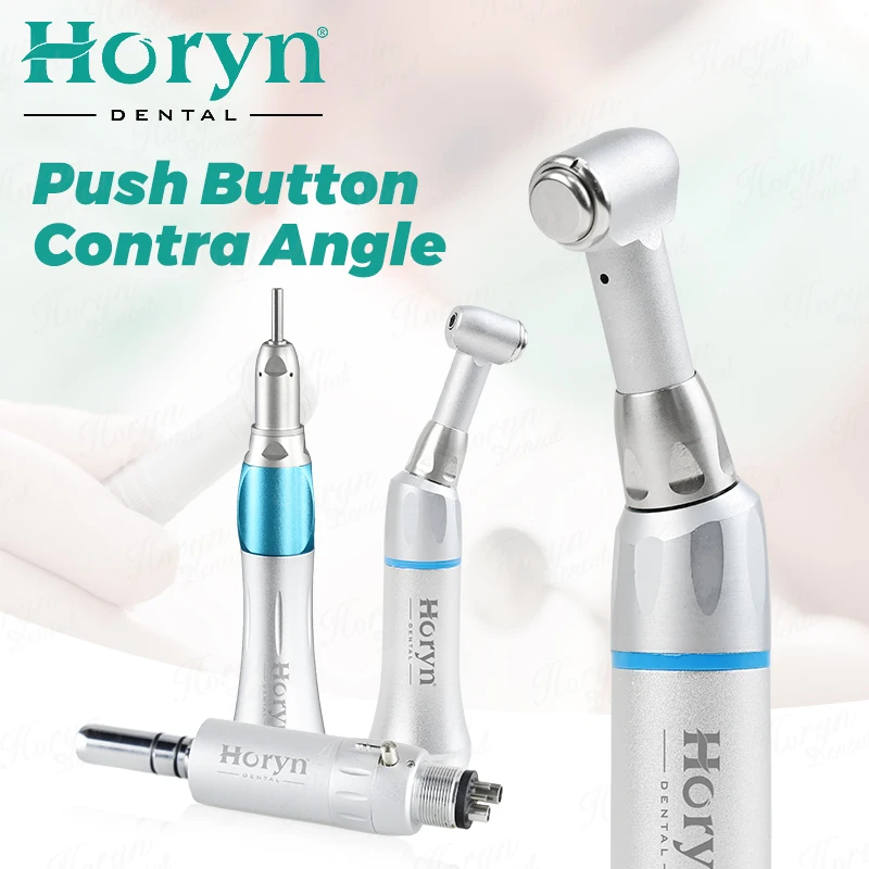 1 Set den tal Low Slow Speed Handpiece Latch 2.35MM Contra Angle/Straight/Air Motor 2/4 Holes Handpiece E-type Kit