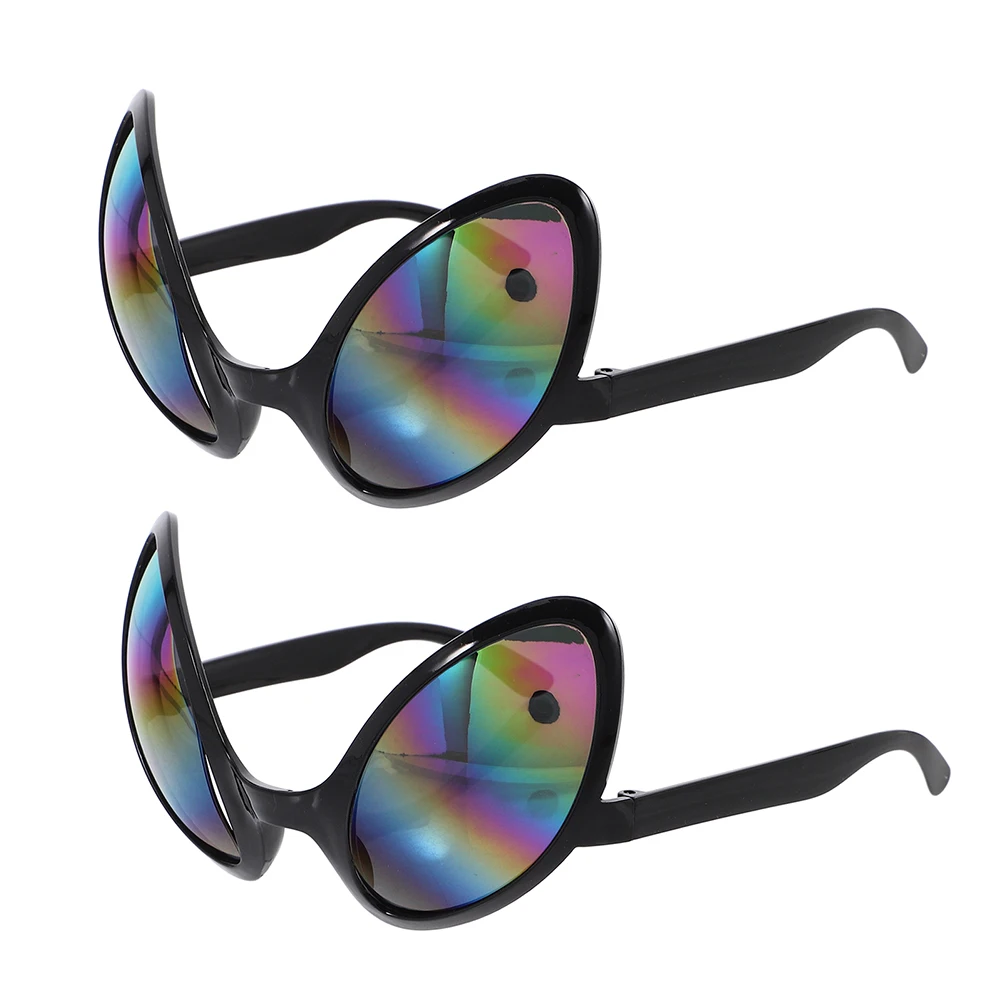 

2Pcs Novelty Eyeglasses Funny Sunglasses Halloween Party Cosplay Costume Accessories for Adults Women Men