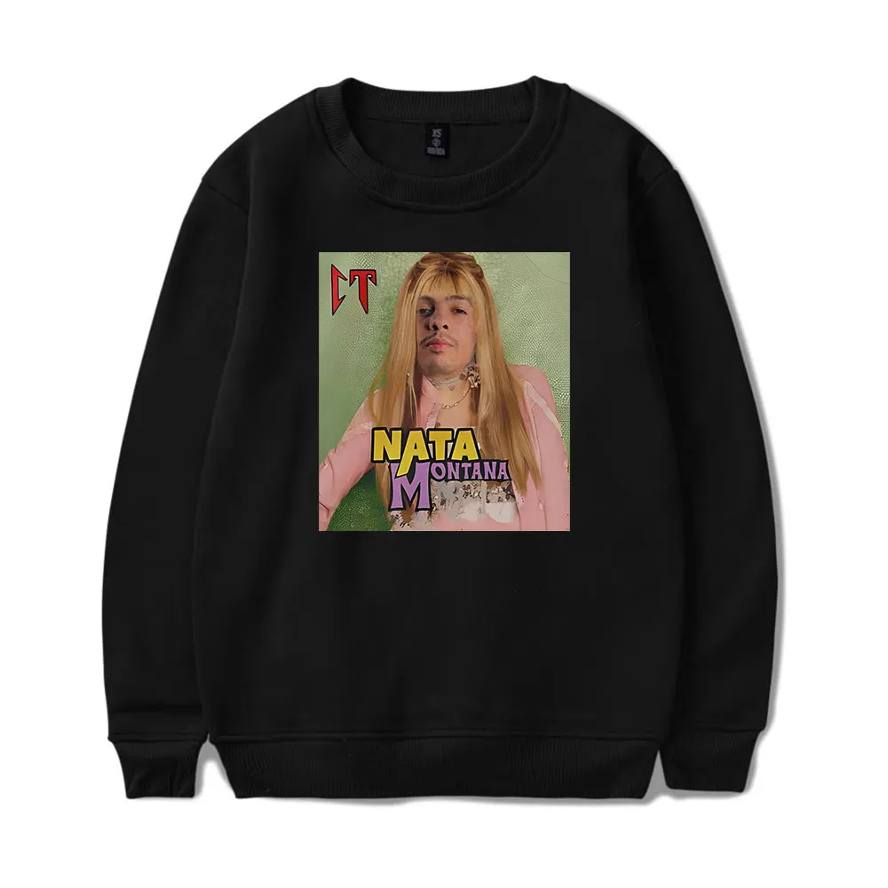 Natanael Cano Nata Montana O-Neck Sweatshirts Women Men Long Sleeve Fashion Pullover Clothes