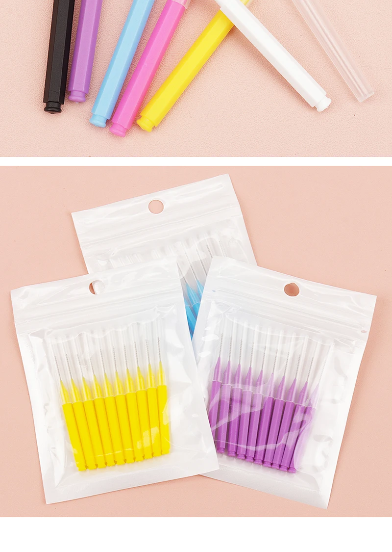 10/20Pcs Mini Augenbraue Pinsel Einweg Stirn Dauerwelle Pinsel Stirn Lift Liefert Wimpern Verlängerung Kamm Make-Up-Tool Interdentalbürsten – Detail 10