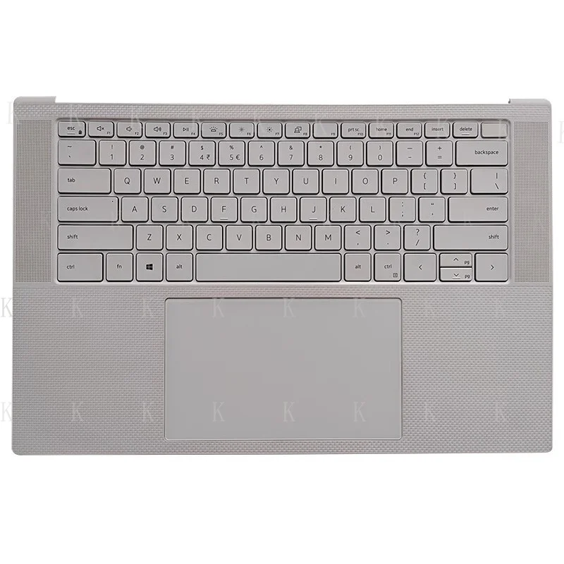 FOR   Palmrest for Dell XPS 15 9510 9500 Precision M5550 Keyboard Touchpad US White