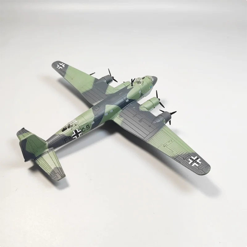 مقياس 1:144 الألماني FW200 FW-200 كوندور النقل استطلاع سبيكة الطائرات العسكرية المنتج حلية جمع #2