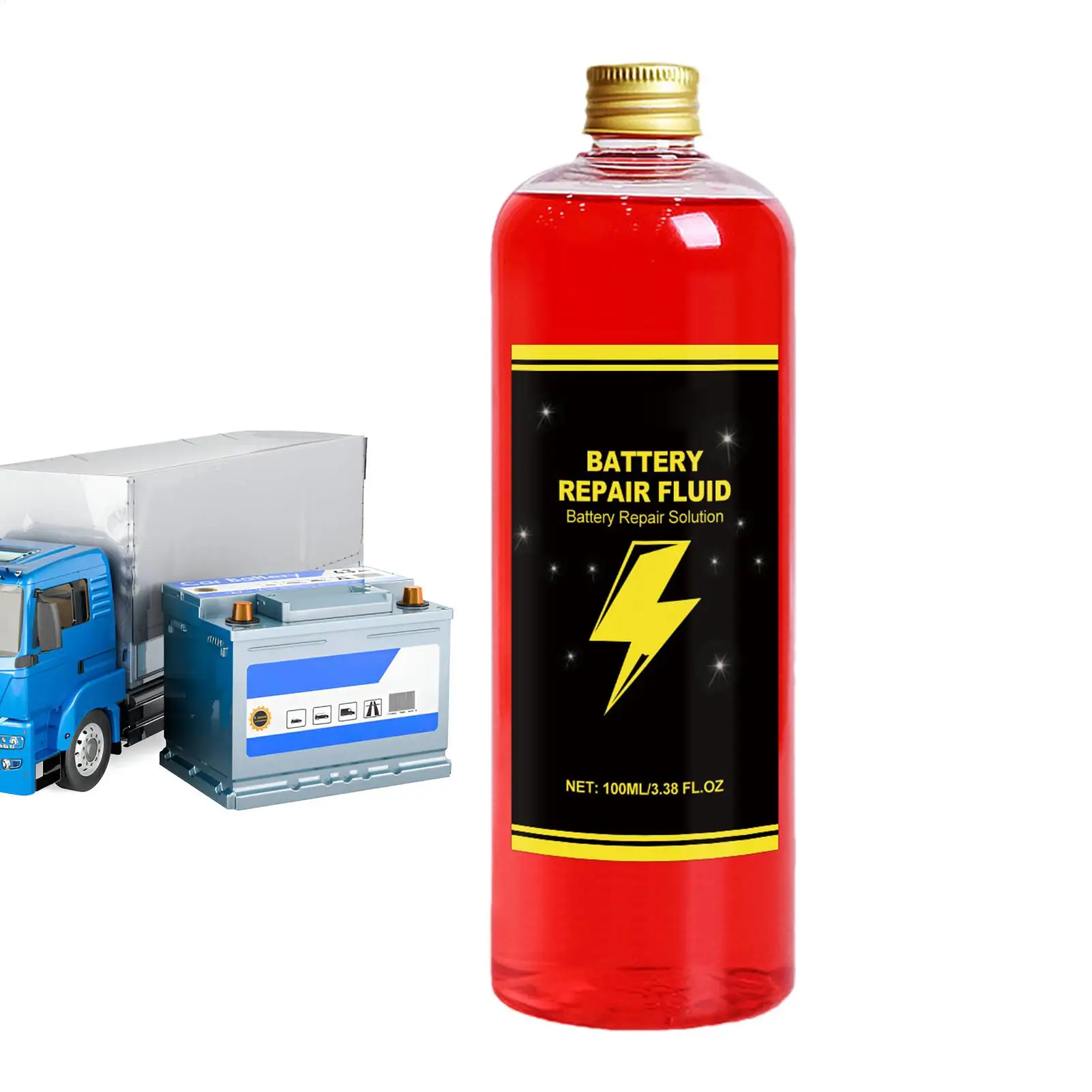 Car Battery Repair Fluid Battery Restore Liquid Optimize Battery Extends Battery Life Efficient Repair Battery Boosting Agent