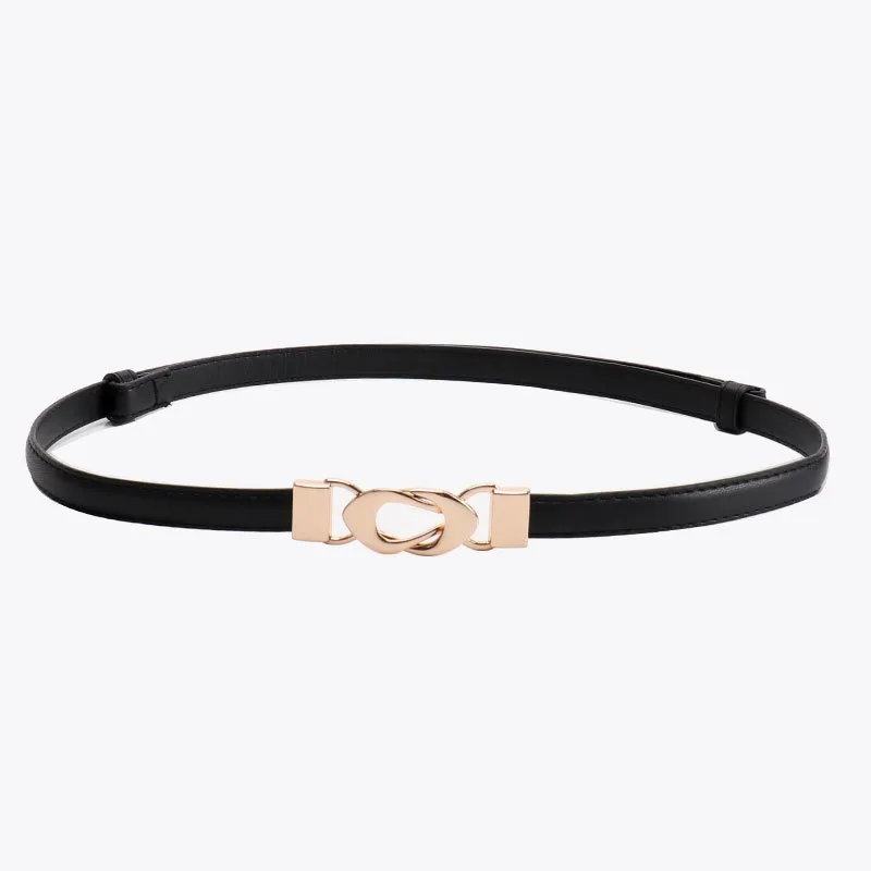 قطعة واحدة من حزام رفيع قابل للتعديل على الموضة البسيطة للملابس الرسمية وحزام مزخرف للملابس اليومية المطابقة #6