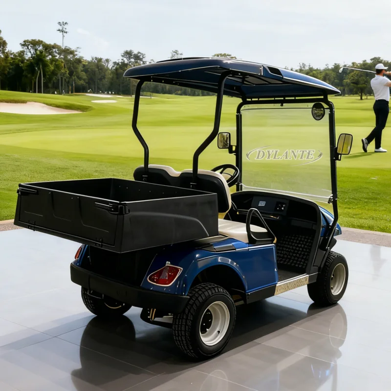 China Wholesale 2 Seater Electric Golf Cart with Cargo Box Affordable Price Street Legal Best New Energy Ranch Electric Car