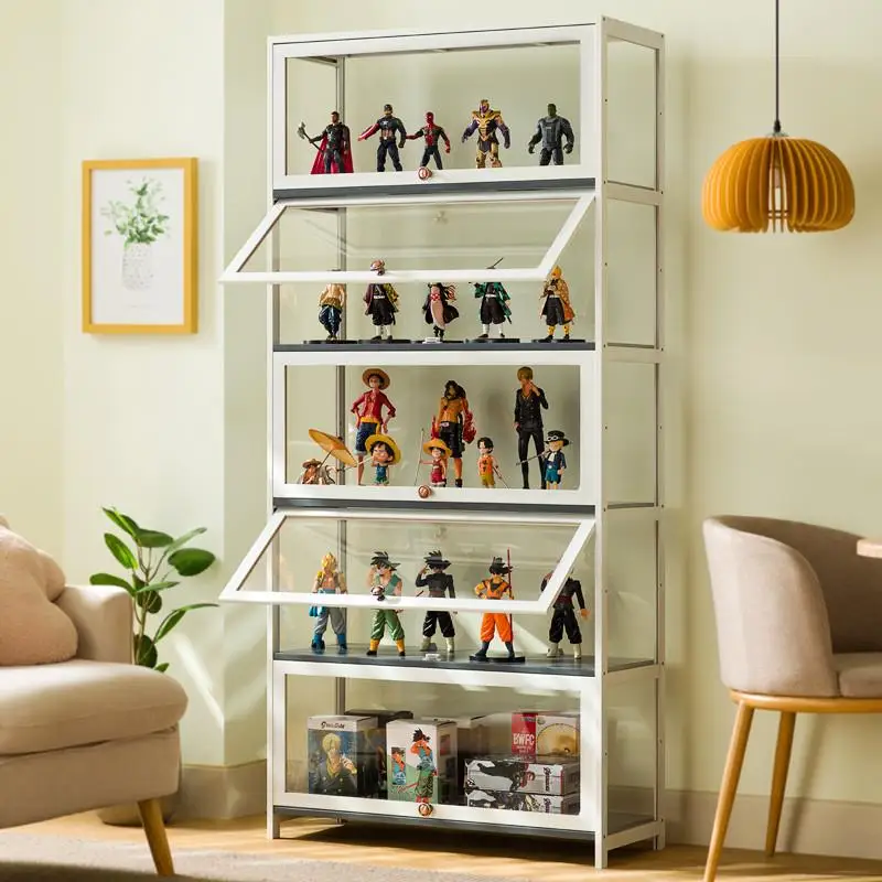 

Acrylic Display Stand Storage Organizer Transparent Model owcase Holder for Figurines And Collectibles Living Room Use