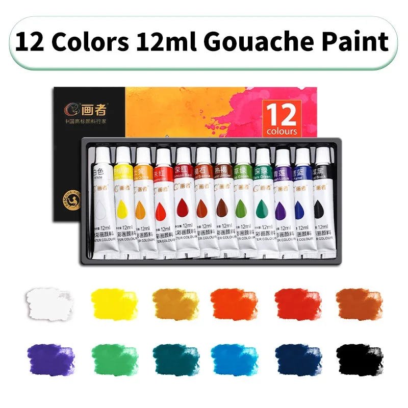Bestselling Acrylic Paint Set, Fast-drying, High-pigment & Waterproof Paints, Comes with Brushes and Palette, for Rock & Canvas Hand Painting, DIY Art Gift Box
