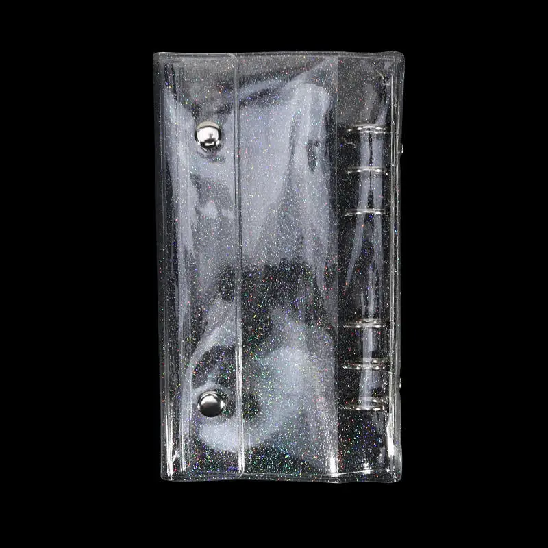 A6 Schmale Lose Blatt Abdeckung Binder 10 stücke 1 Grid 2 Grid Lagerung Taschen Für Postkarten Sammeln Buch Organizer lose Blatt Abdeckung – Detail 7