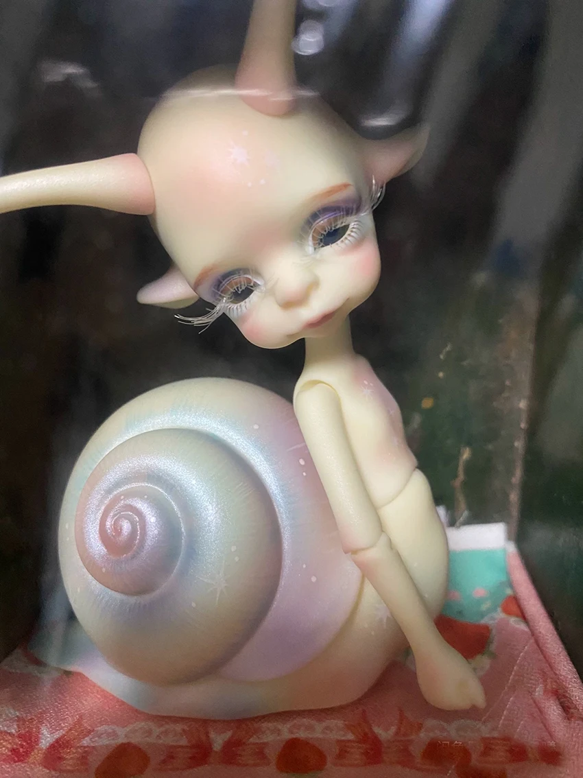 SD Doll Popovy snail 1/4  Quality Articulated Puppet Nude Dolly Model Collection Toy Birthday Gift