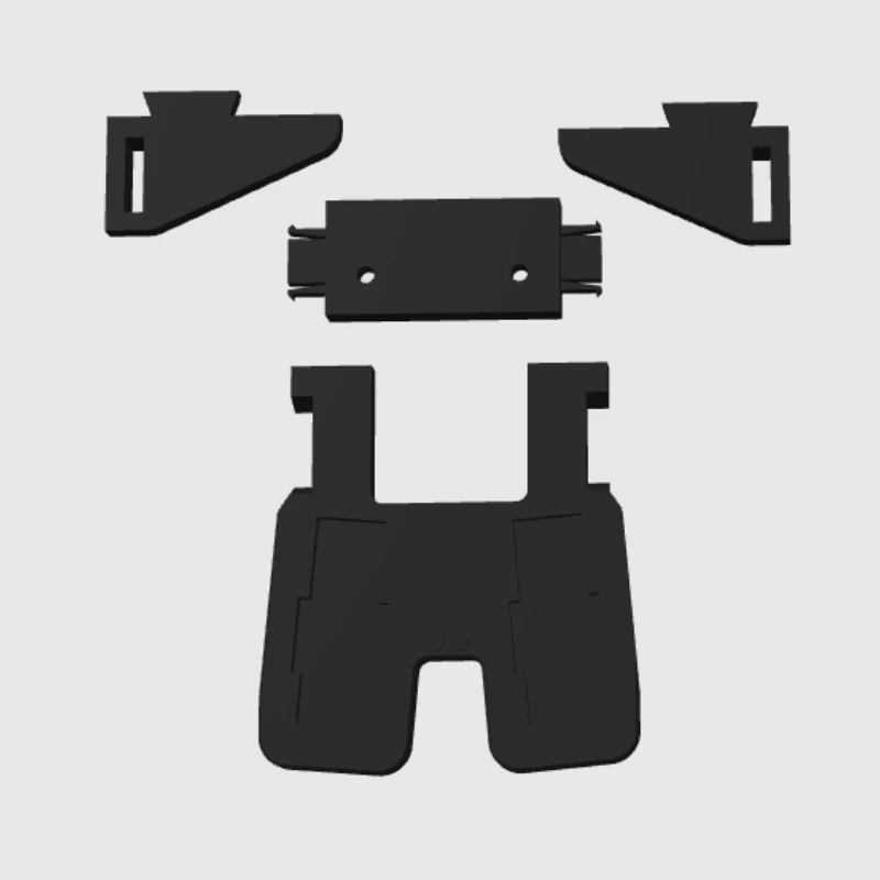 

DIY Building Block Wall Display Bracket Wall Mount Holder for LEGO 76282 Rocket and Baby Groot Marvel
