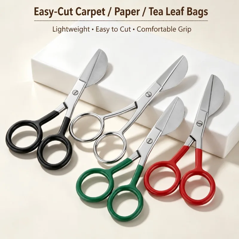 Tufting Scissors for Rug Making, Yarn Cutting Snips, Sewing Fabric Cloth Trimming Scissors, Small Handheld Craft Scissors