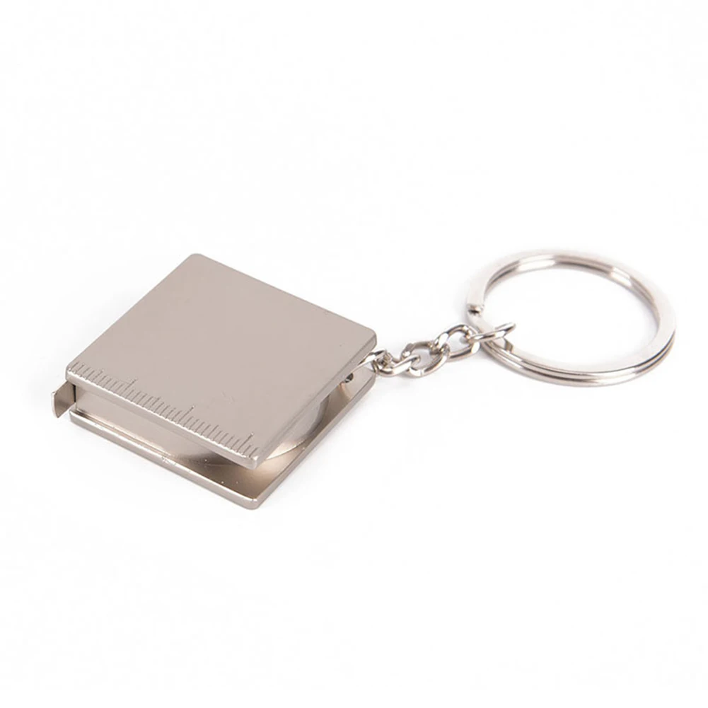For Household Tasks Miniature Tape Ruler Keyring Pull Ruler 70-80 Cm Compact Stainless Steel Ruler Pocket Ruler