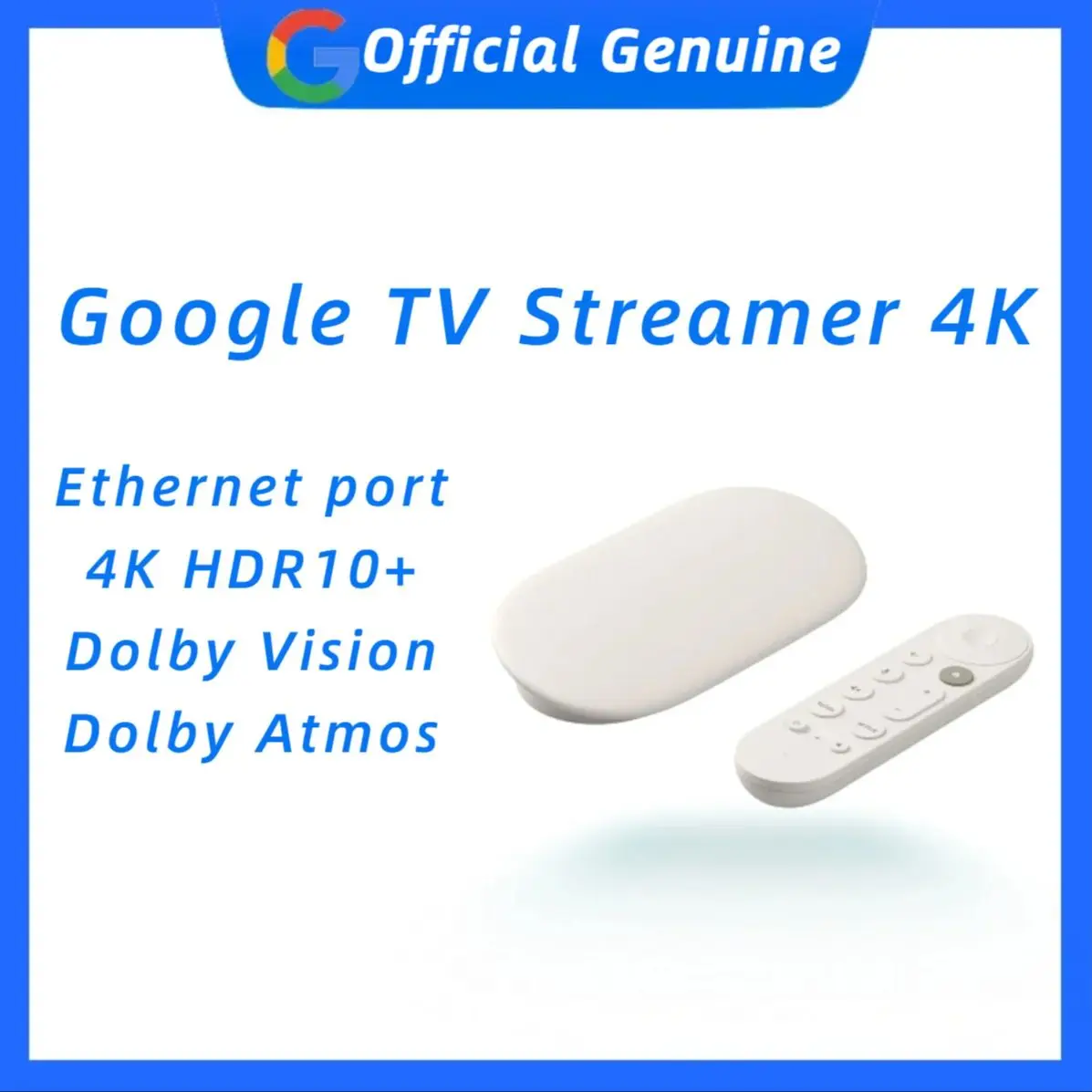 

New Google TV Streamer 4K, Smart Home Control, 32 GB of Storage, Fast Streaming Entertainment on Your TV with Voice Remote