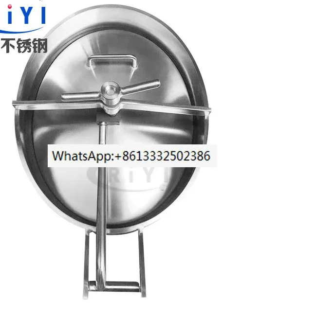 304 inner open/elliptical manhole cover/stainless steel/side open/pressure bearing/fermentation tank/reaction kettle