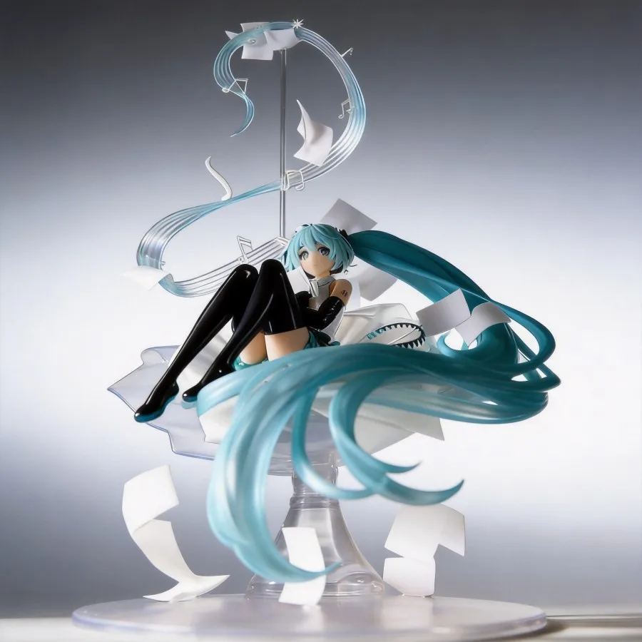 

Anime Vocaloid Hatsune Miku Hatsune Miku Figure 38CM Collectible Model Desktop Decoration Gift for Fans