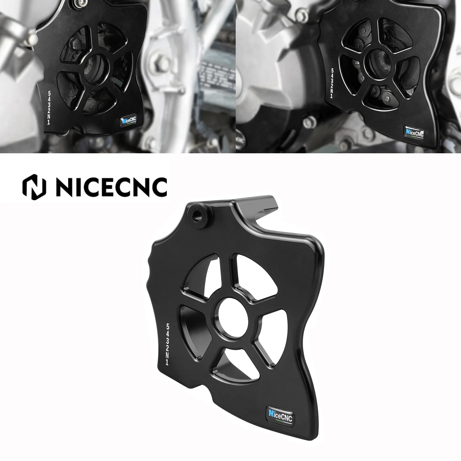 For Honda XR650L 93-24 NICECNC MAX 15 Teeth Size Chain Sprocket Cover Guard Protector for Honda XR 650L 650 L 1993-2023 Aluminum