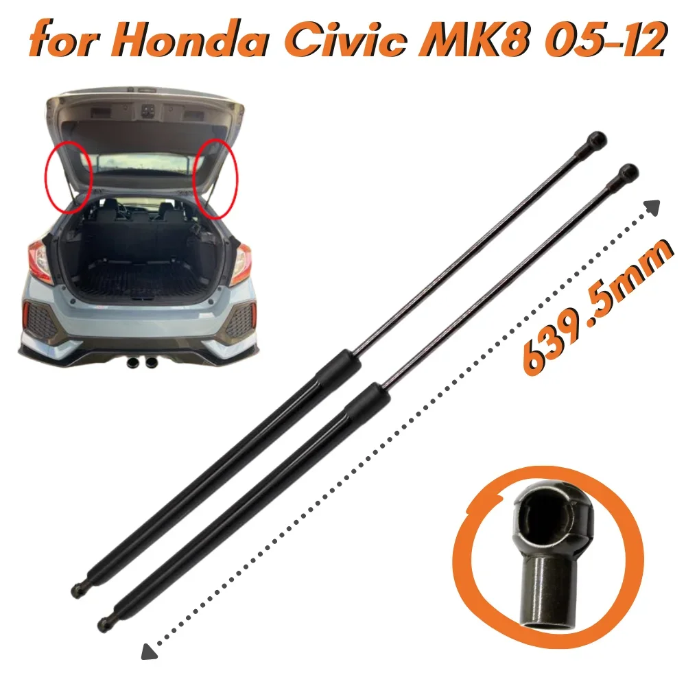 

Qty(2) Trunk Struts for Honda Civic MK8 Hatchback 2005-2011 74820SMGE01 Rear Tailgate Boot Lift Supports Shock Absorbers Dampers