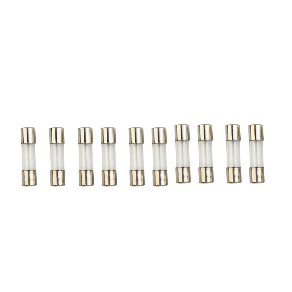 100pcs Insurance Tube Glass Fuses Kit Household 100pcs 16*12*2.1cm 5*20mm Boxed High Quality Standard Fast Blow