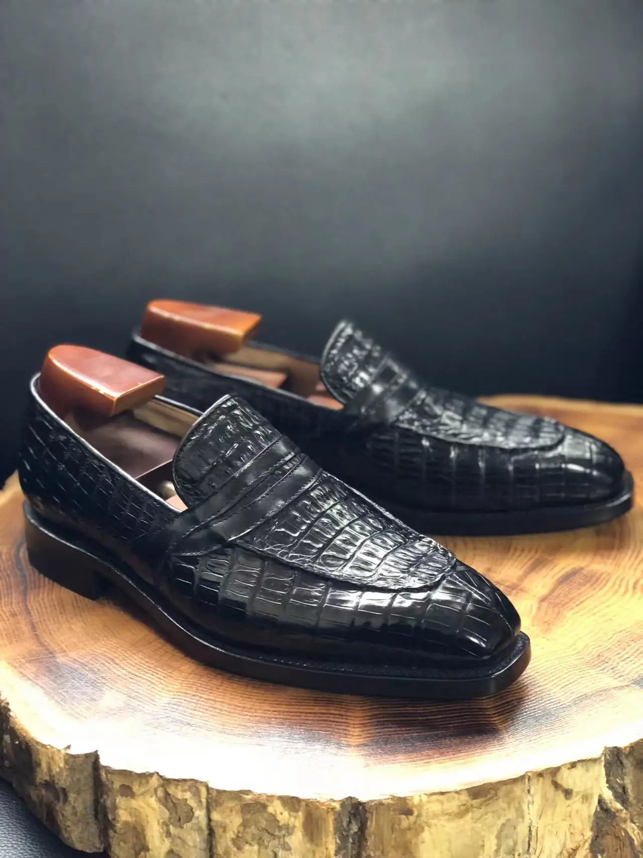 Cie ML05 Men Dress Boat Shoe Crocodile Back Upper Leather Outsole Breathable Shoe Goodyear Welted Custom Color & Size